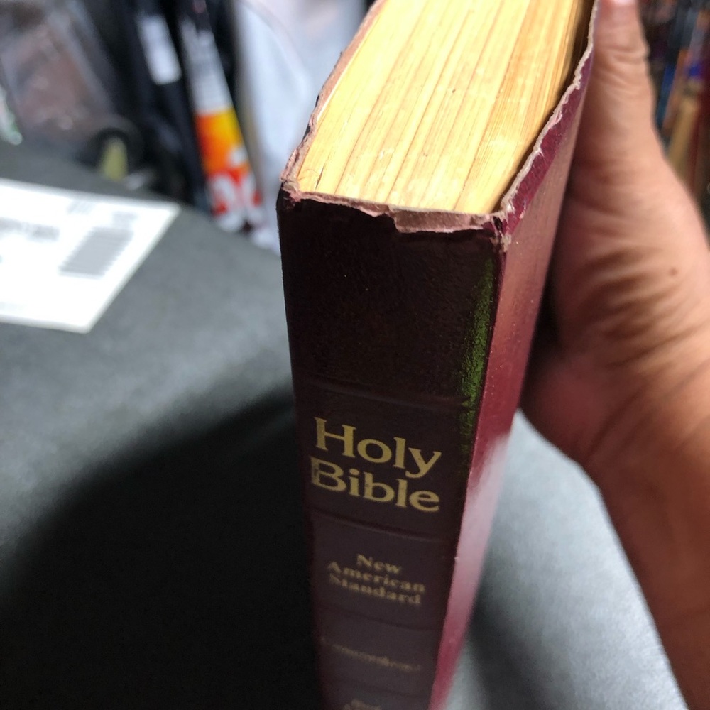 Holy Bible New American Standard Burgundy Cover Portable by B&H 1977